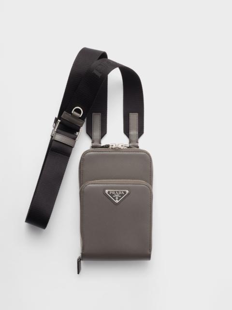 Saffiano leather smartphone case