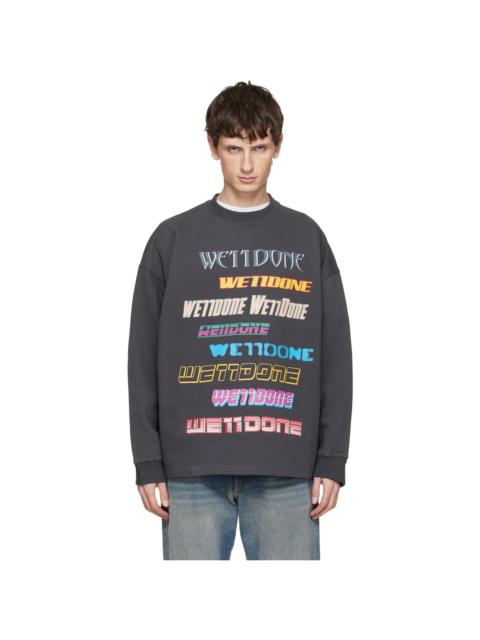 Gray Front Logo Sweatshirt