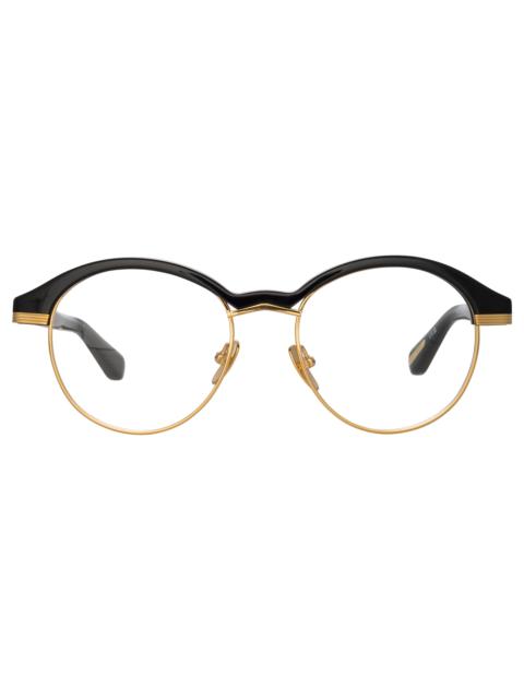 MEN'S KEEN OVAL OPTICAL FRAME IN BLACK