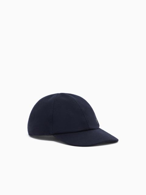 VIRGIN WOOL AND CASHMERE BASEBALL CAP