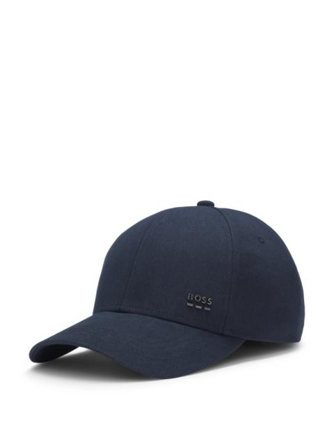 COTTON-TWILL CAP WITH SIGNATURE STRIPES