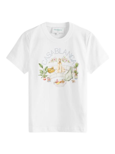 Casablanca Appartement Dans Les Airs Fitted T-Shirt