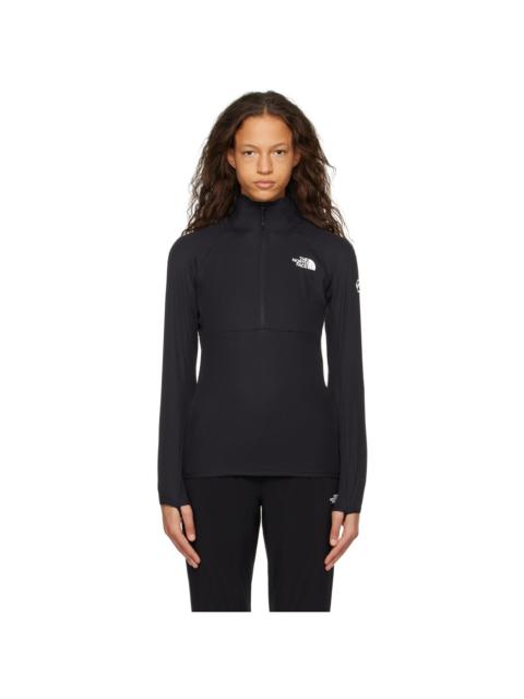 Black Half-Zip Sweater