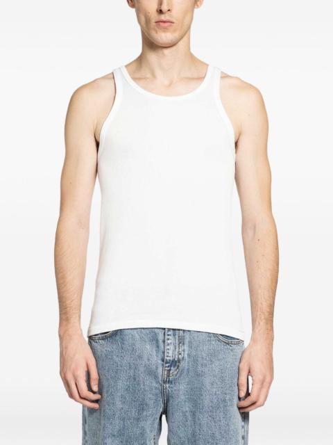 Pleaser ribbed tank top