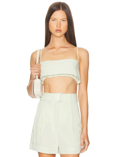 Structured Bandeau Crop Top