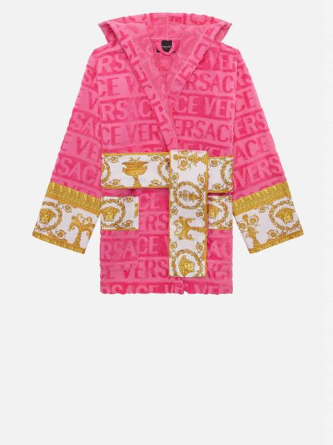 I ♡ Baroque Hooded Bathrobe