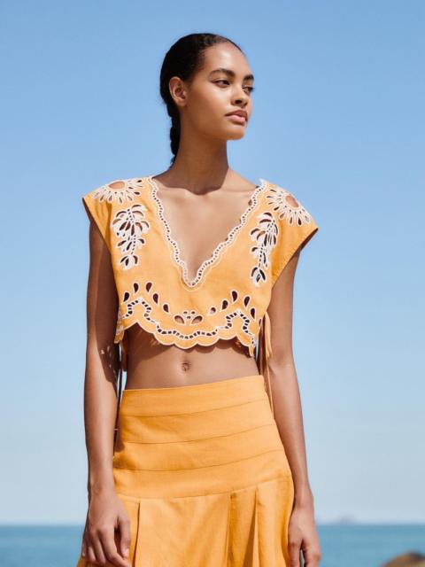 Camel Banana Tree Blouse