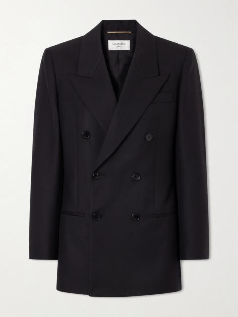Double-breasted Wool Blazer
