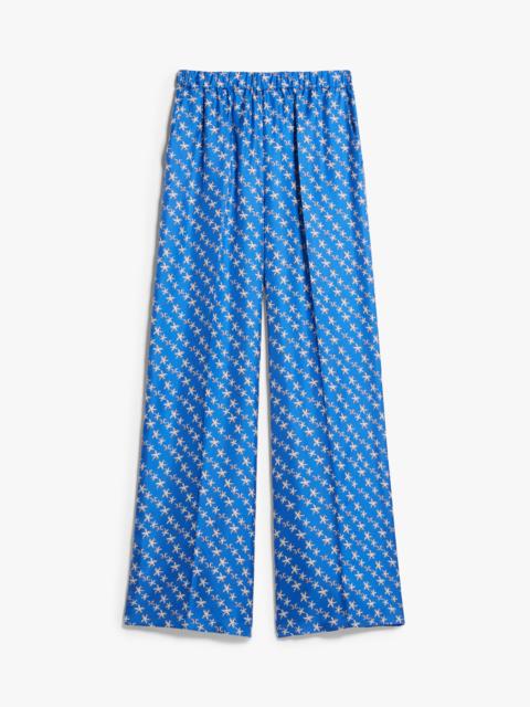 ANVERSA Printed silk trousers