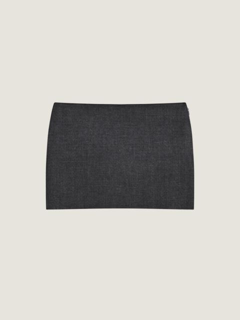 MINI SKIRT IN WOOL