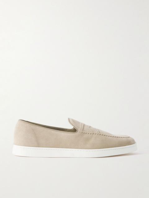 Peebles Suede Loafers Beige
