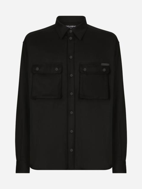 Oversize flannel shirt