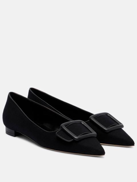 Maysale buckled ballet flats