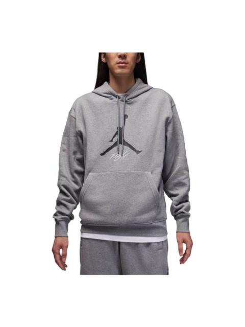 Air Jordan Fleece Hoodie 'Grey' FD7546-091