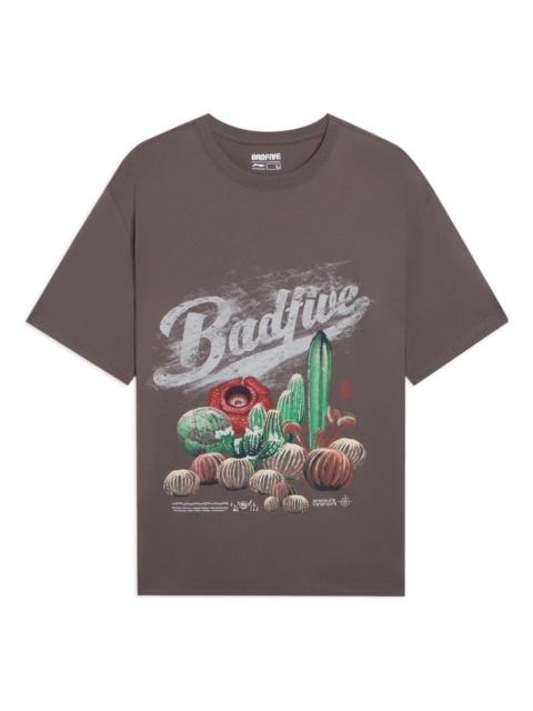 Li-Ning BadFive Plants Graphic T-shirt 'Taupe' AHSS731-5