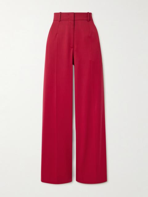 Wool-blend Wide-leg Pants