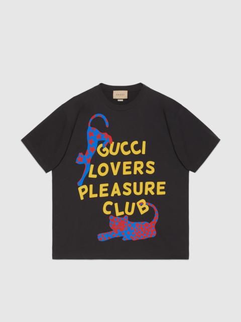 Cotton jersey T-shirt with print