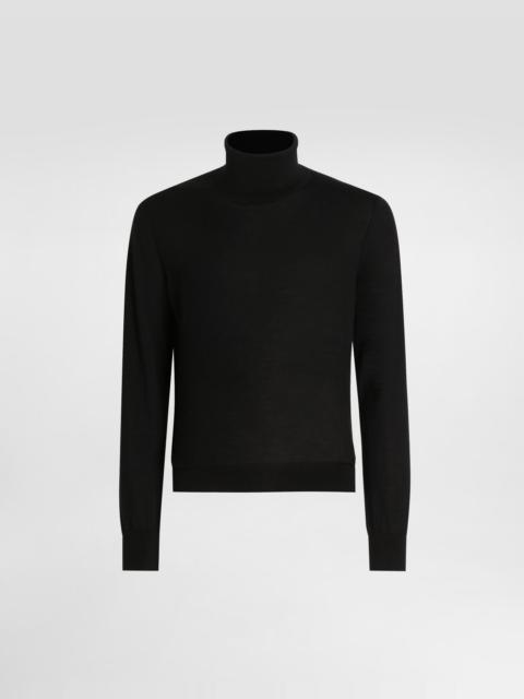 Cashmere turtleneck pullover