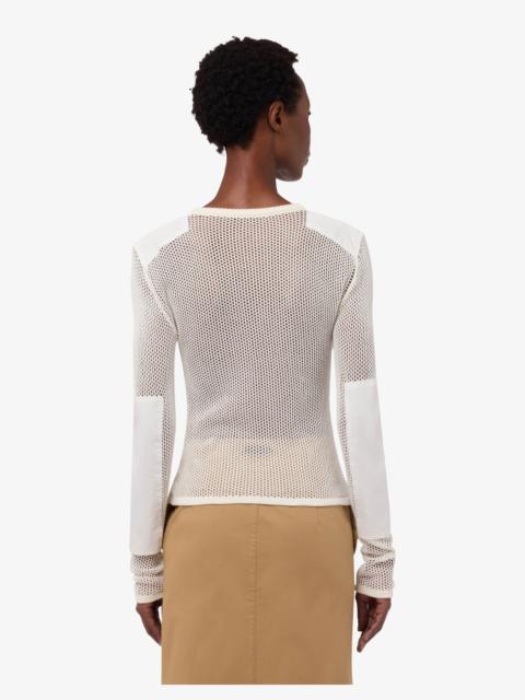 PURE COTTON MESH KNIT