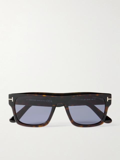 Cyrus Square-frame Tortoiseshell Acetate Sunglasses
