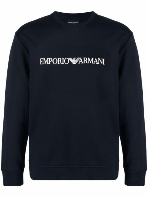 logo-print crew-neck sweatshirt