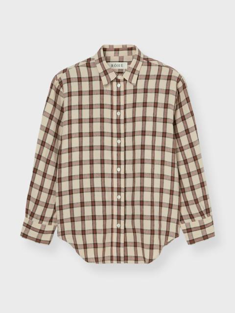 Shirt Oversized Check Red