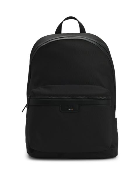 STRUCTURED BACKPACK WITH SIGNATURE TRIMS