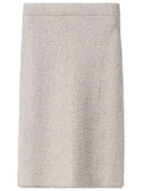 bouclé midi skirt
