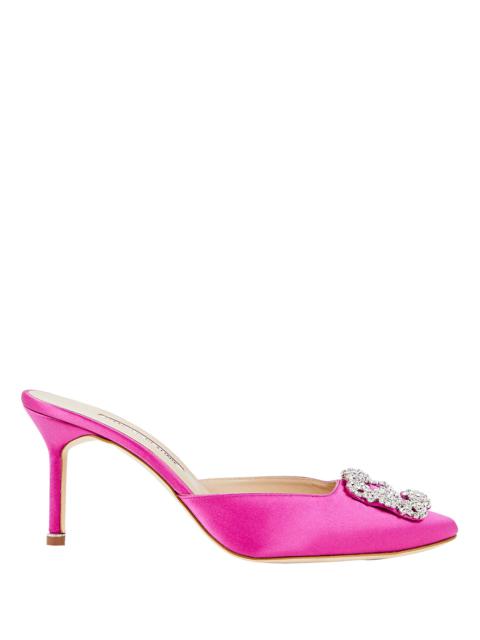 Hangisi Crystal Satin Mules