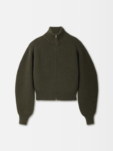The Merino zipped cardigan