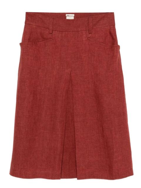 Regina pocket midi skirt