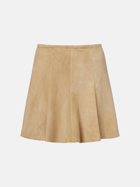 Mila suede miniskirt