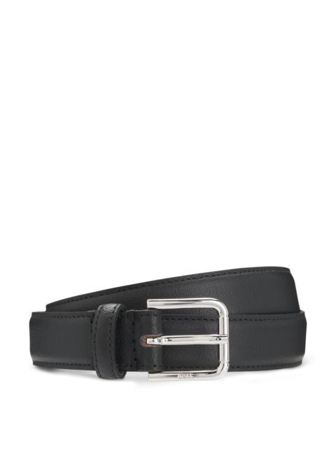 PIN-BUCKLE BELT IN ITALIAN LEATHER