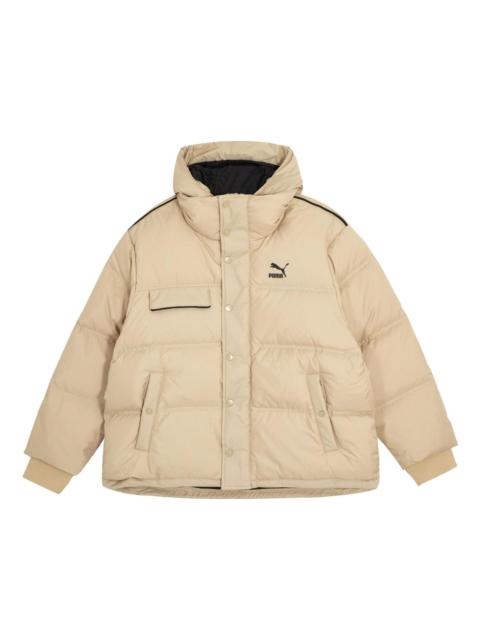 PUMA Winter Hooded Ultra down Coat 'Beige' 539230-12