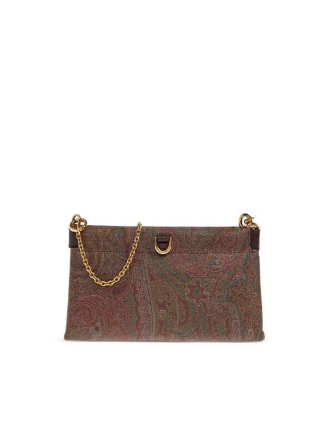 mini Talk paisley clutch bag