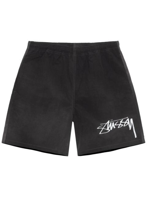 Stussy Wave Dye Nylon Short 'Black'