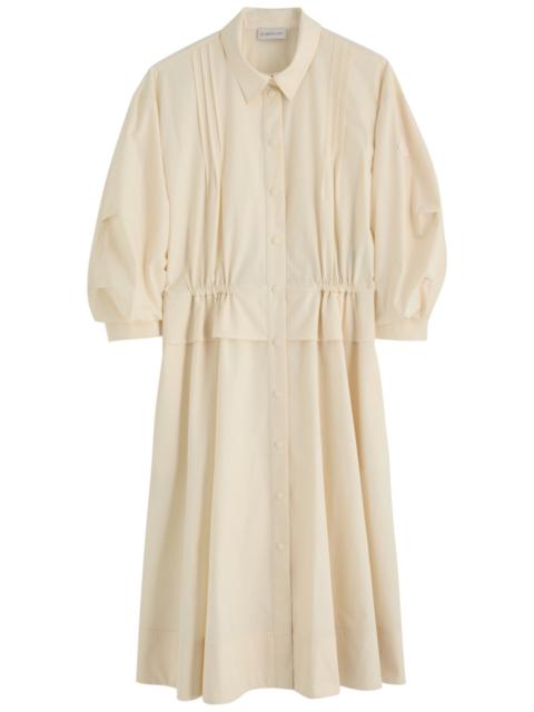 Moncler Cotton-poplin Midi Shirt Dress