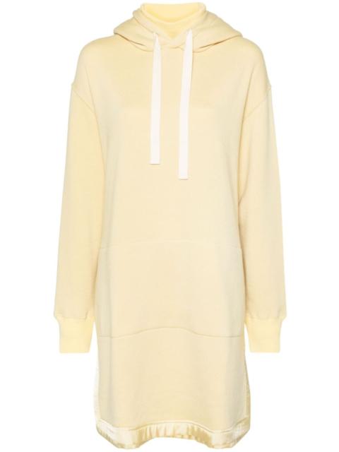 side-slits knitted hoodie