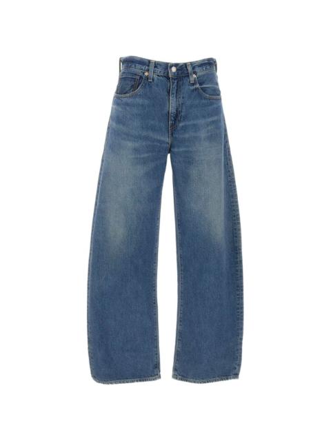 drop barrel five-pocket jeans