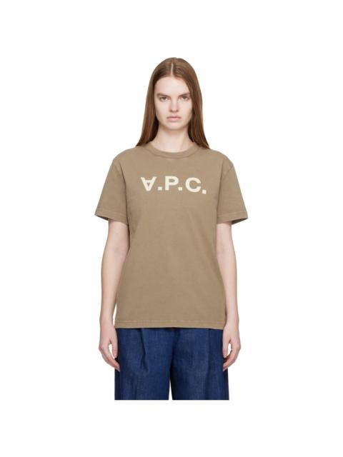Khaki Standard Grand 'VPC' T-shirt