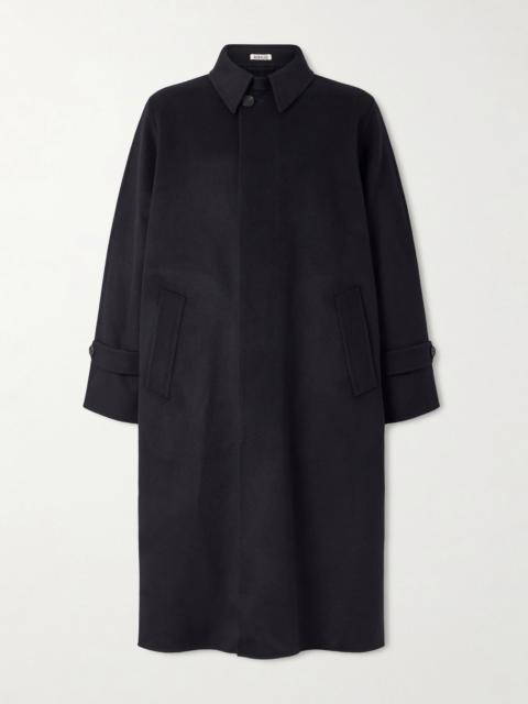 Melton Wool Coat Black