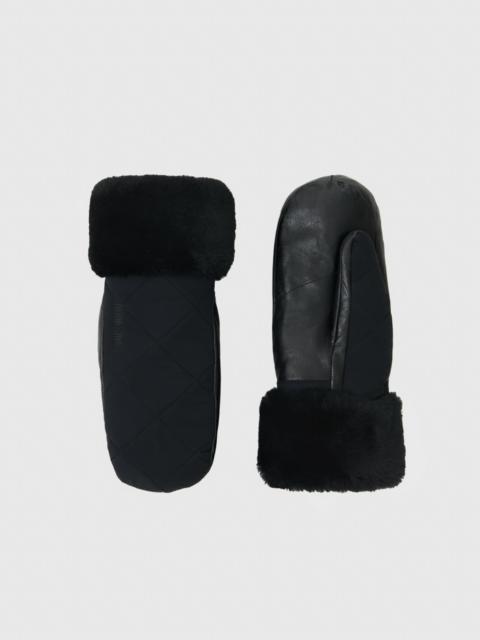 JAZMINA Quilted Mittens With Fleece Lining