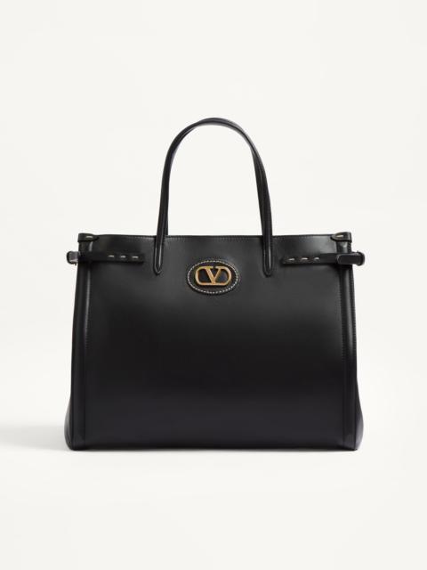 VALENTINO GARAVANI ANTIBES MEDIUM LEATHER SHOPPING BAG