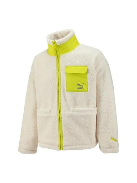 PUMA Patch Pocket Sherpa Jacket 'White' 539570-93