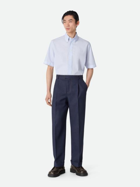 Melange Wool Drill Pants