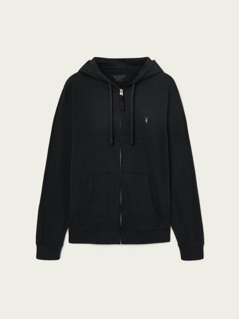 BRACE ZIP UP BRUSHED COTTON RAMSKULL HOODIE