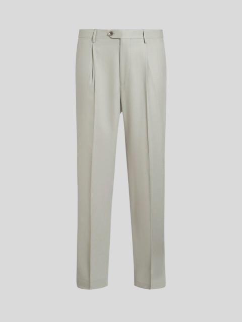 WOOL TROUSERS WITH PLEATS