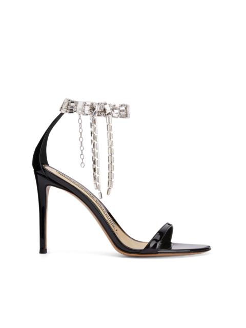 Tiffany 105mm crystal-embellished sandals