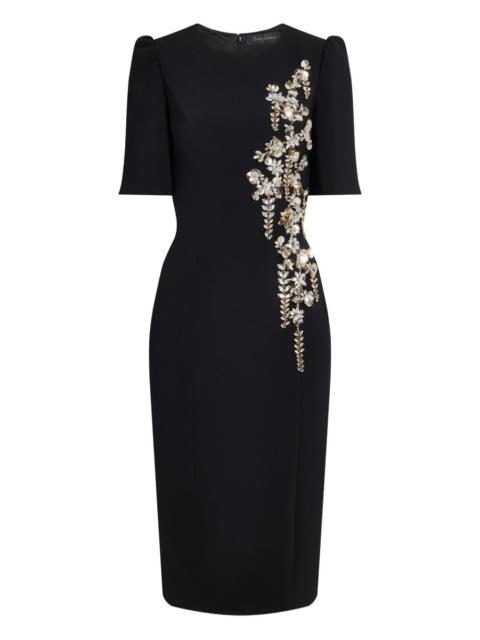 Roma embellished midi dress