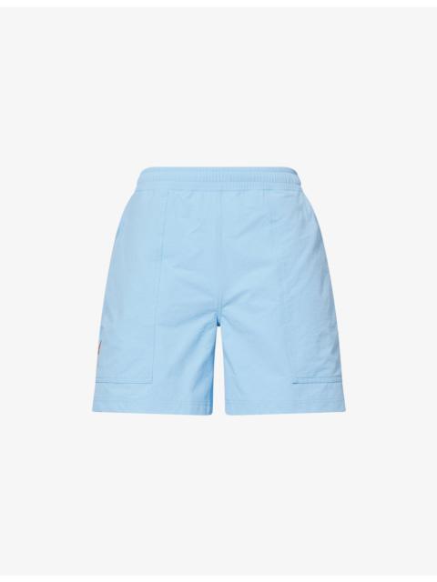 Trek Graphic-Print Woven Shorts